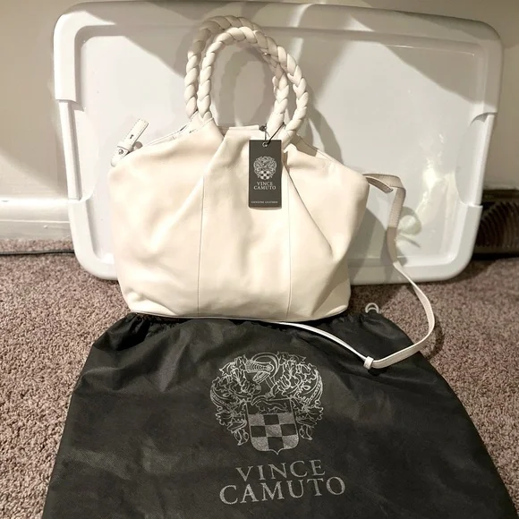 Vince camuto white handbag cheap